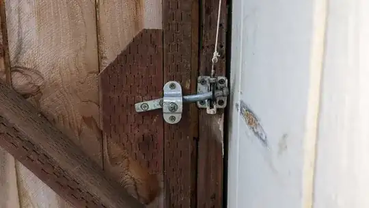 Fence Gate Latch Flat View