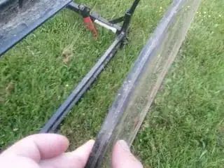 Plexiglass, edge groove