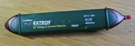 Extech DVA30 voltage and current detector