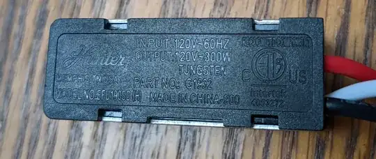 Thing in my ceiling fan