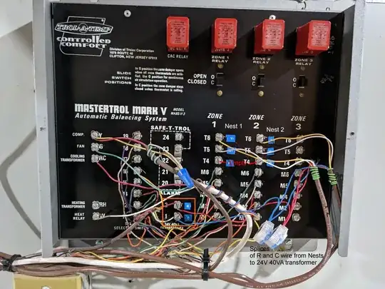 Mastertrol Mark V Control Panel Wiring for Next