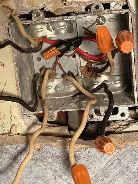 after cleaning out and separating wires