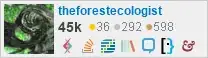 profile for theforestecologist on Stack Exchange, a network of free, community-driven Q&A sites