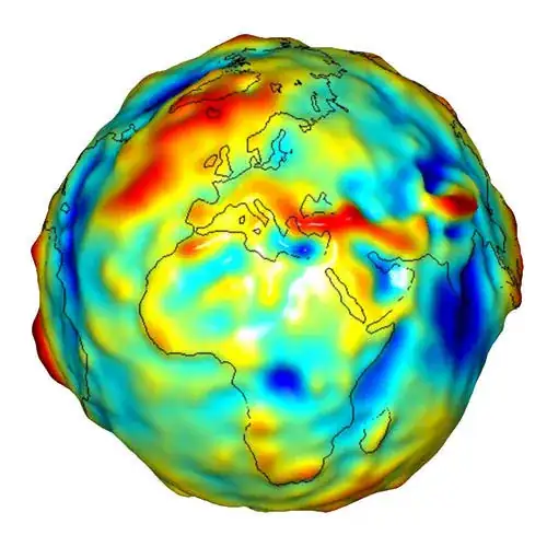 GRACE gravitational geoid