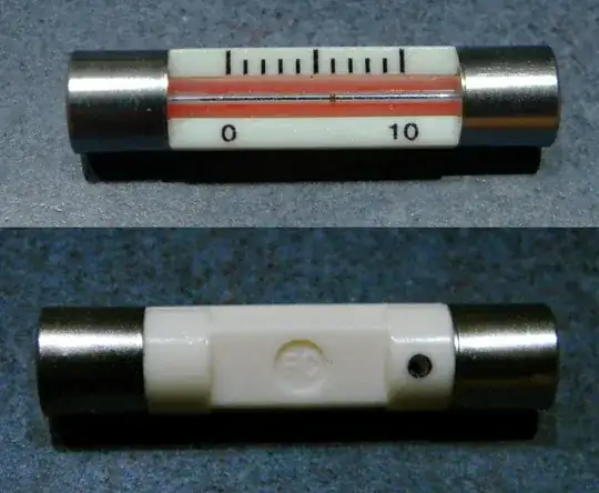 close up of the thing, front and back