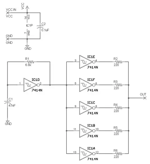 Fast Edge Pulse Gen Schematic!