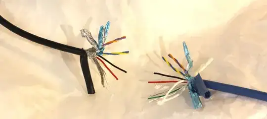 Spliced USB 3.0 cables