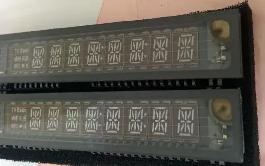 suspicious VFD display modules