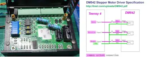 dm542 optocoupler driver