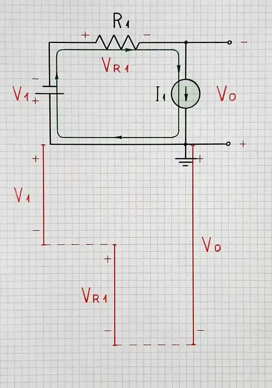 Negative voltage, negative current