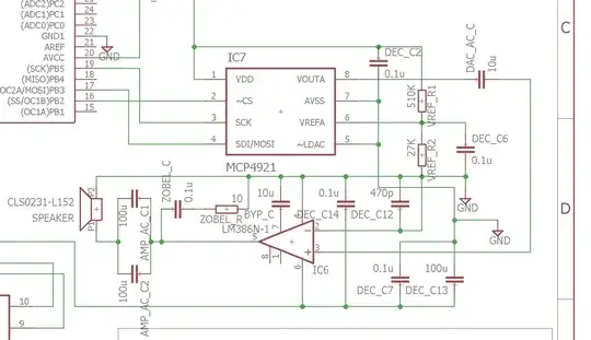 EAGLE Schematic for Audio Module