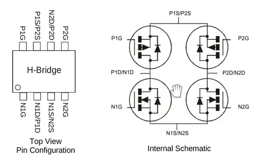 H-bridge from datasheet