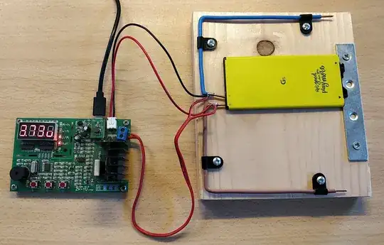4-wire battery testing using DIY Kelvin probes