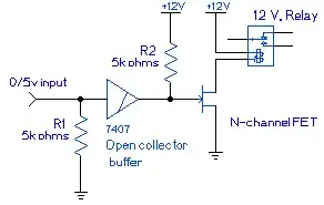 Pull up/down resistor example