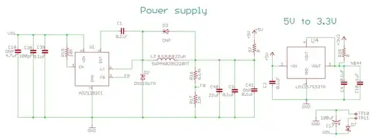 5v and 3.3v power