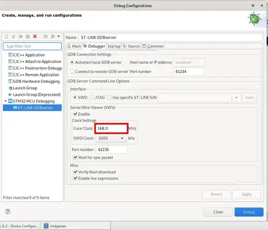 Show the configuration debugger