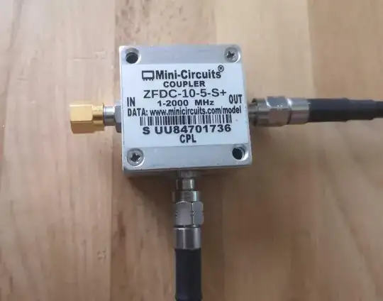 Coupler with 50R load attached