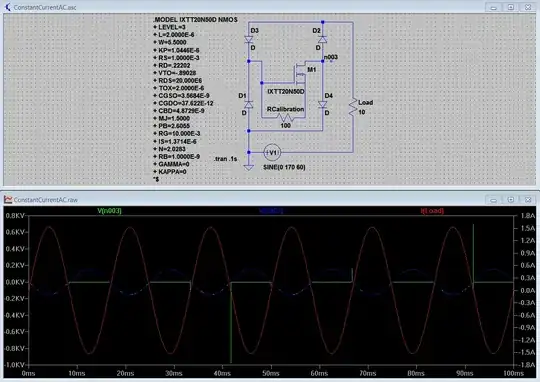 Spikey voltage in LTSpice