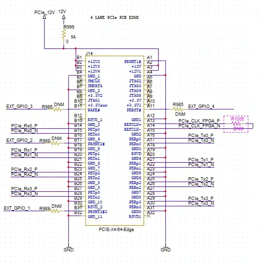 Connector without 3.3V
