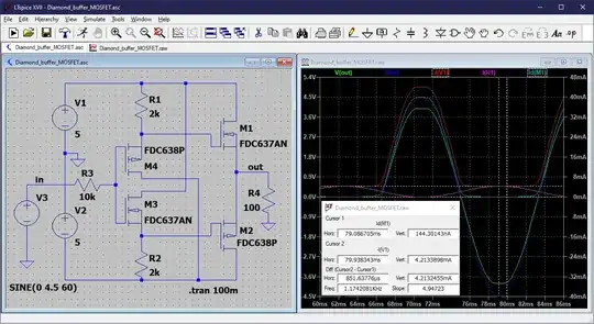 Diamond buffer with MOSFETs 60 Hz