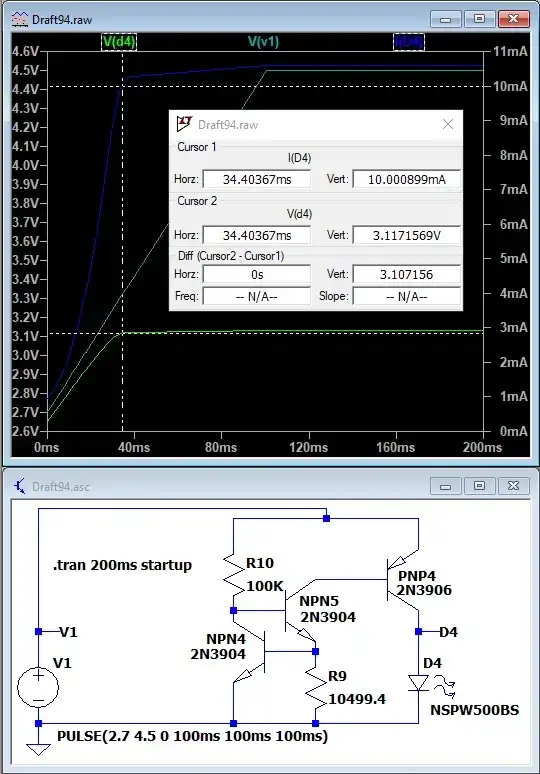 Discrete Constant Current LED Driver -- a Linear Regulator
