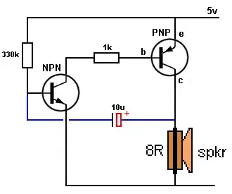 Talking Electronics oscillator circuit