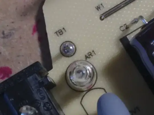 AR1 for the component and TB1 for the strange teirminal