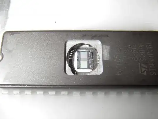 Machine Decapsulated ST Microchip