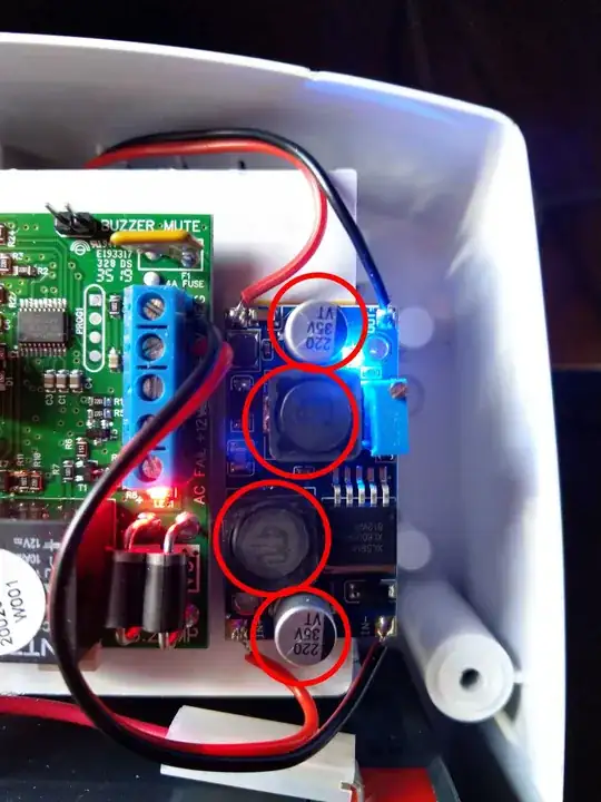 Parts of the buck-boost converter getting hot