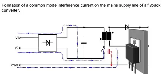 Common mode current schematic