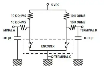 Debounced Rotary Encoder