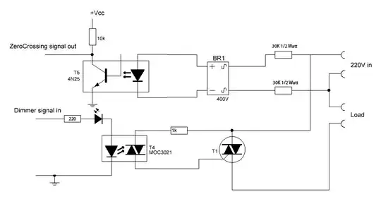 single channel dimmer circuit
