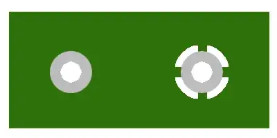 Normal vs Thermal Relief PCB Pad