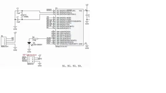 This my connection from ISP to MCU