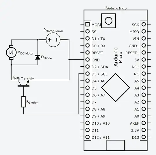 Motor Connection Scematic