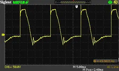 Asymetrical waveform with no gate drive