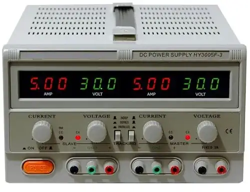 Mastech TRIPLE LINEAR DC POWER SUPPLY 30V 5A HY3005F-3