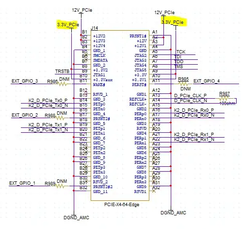 Connector with 3.3V