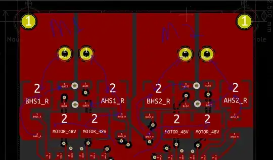 layout and current path arrows