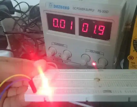 power consumption of one LED
