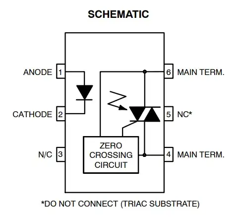 MOC3041 schematic