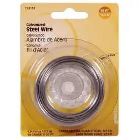 19 gauge galvanized steel wire
