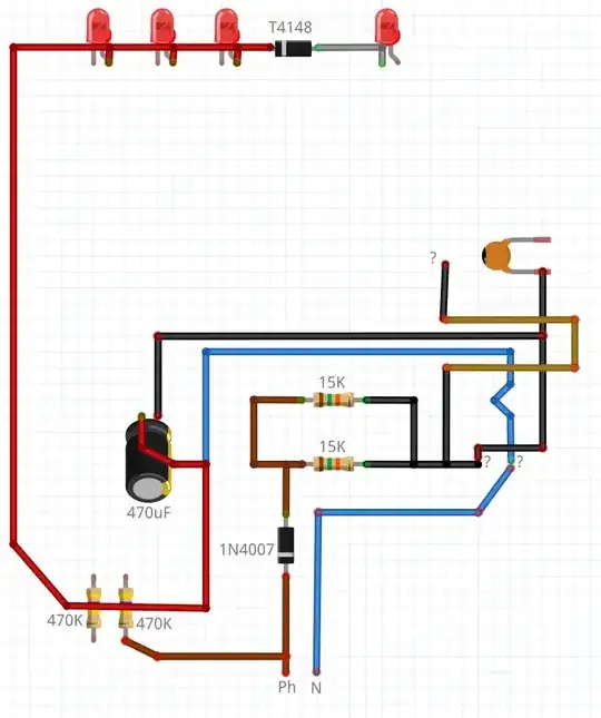 Scheme with PCB disposition