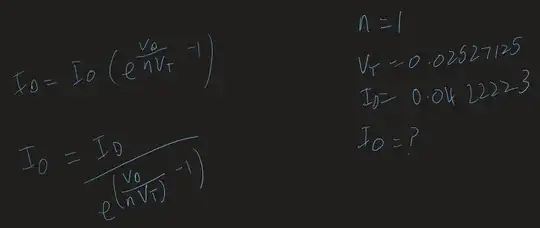 my formula and and values