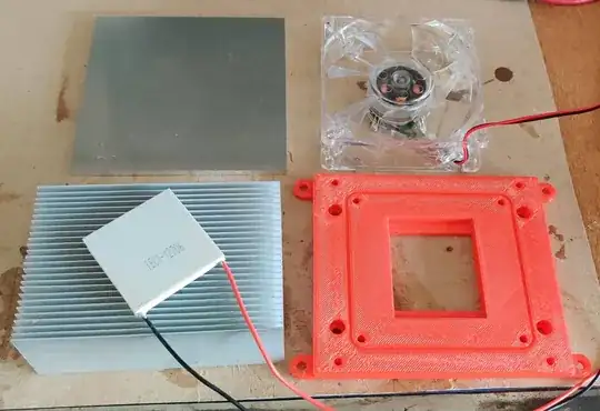 Basic components excluding copper plate