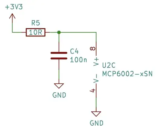 opamp power decoupling in KiCad