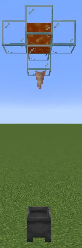 Example of a lava farm.