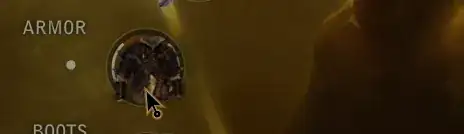 Armor with filled slot