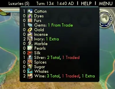 screenshot of mod in action