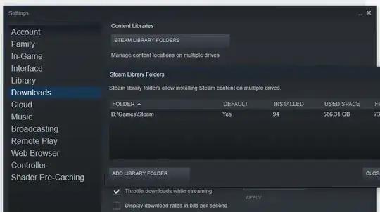 Steam Library Folders